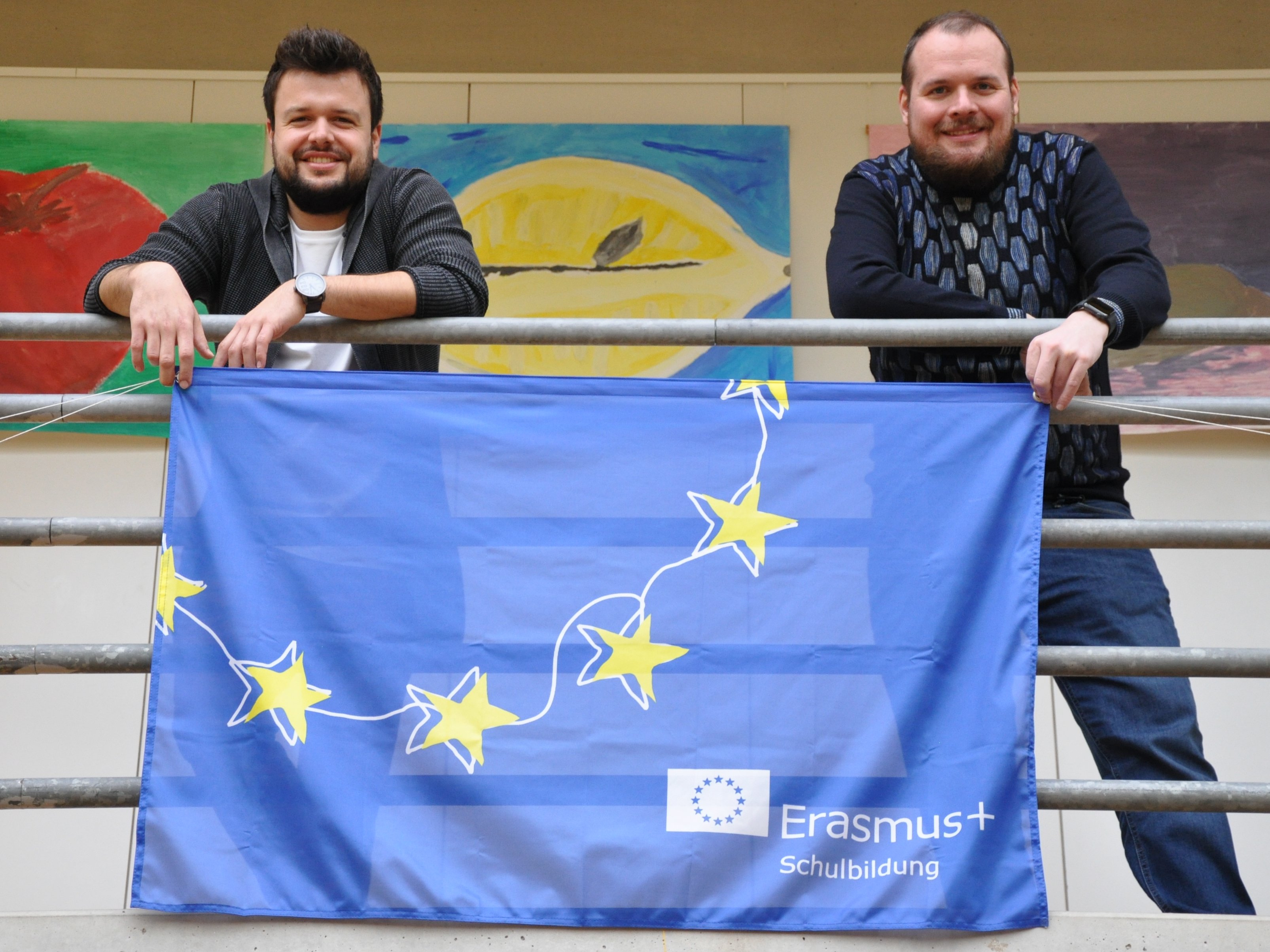 Erasmus-Fahne, Herr Abele und Herr Hepperle